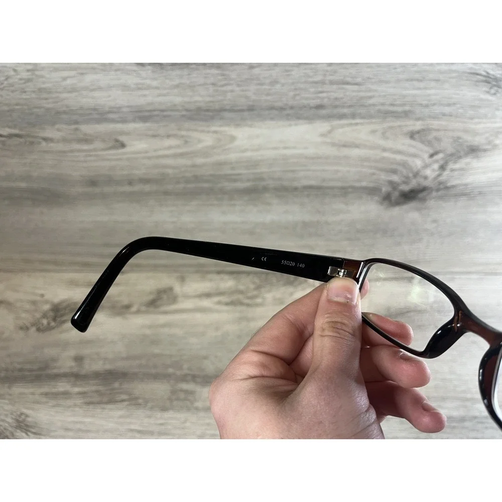 Dereon DOV507 505 Eyeglasses Frames Only Brown‎ Rectangular Full Rim 55-20-140